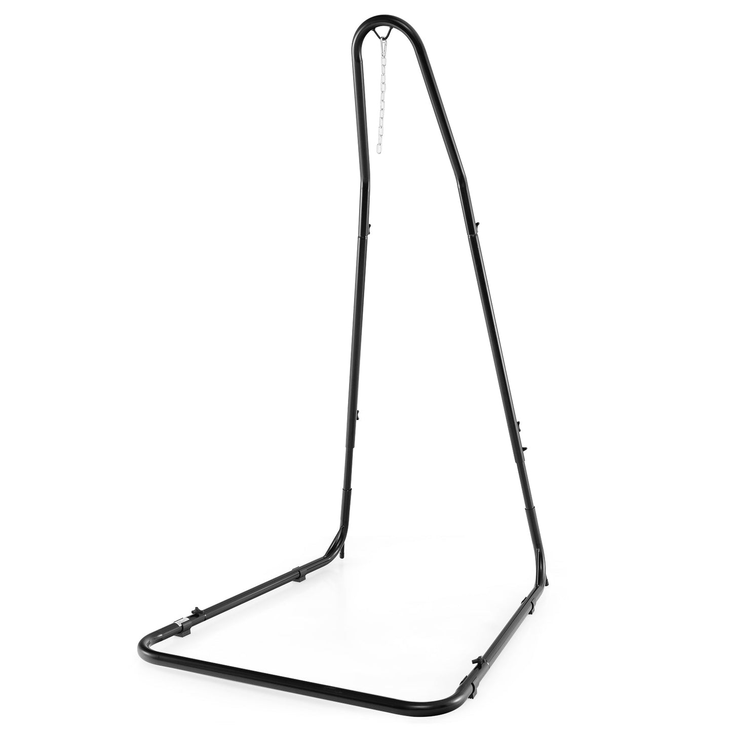Adjustable Swing Hammock Chair Stand with Heavy-duty Metal Frame