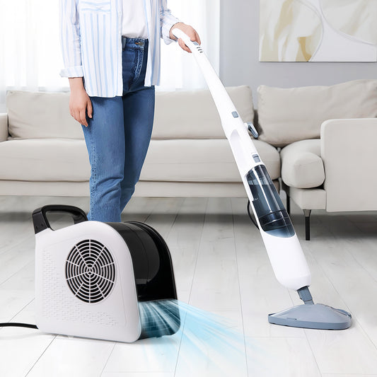 Air Mover Carpet Dryer with 3 Speeds 185° Pivoting Head and 1 AC Outlet