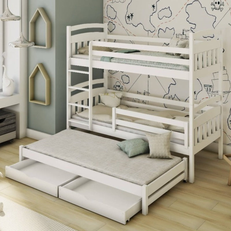 Alan Bunk Bed with Trundle and Storage