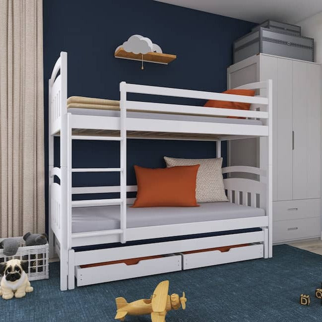 Alan Bunk Bed with Trundle and Storage