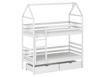 Wooden Bunk Bed Alex With Storage