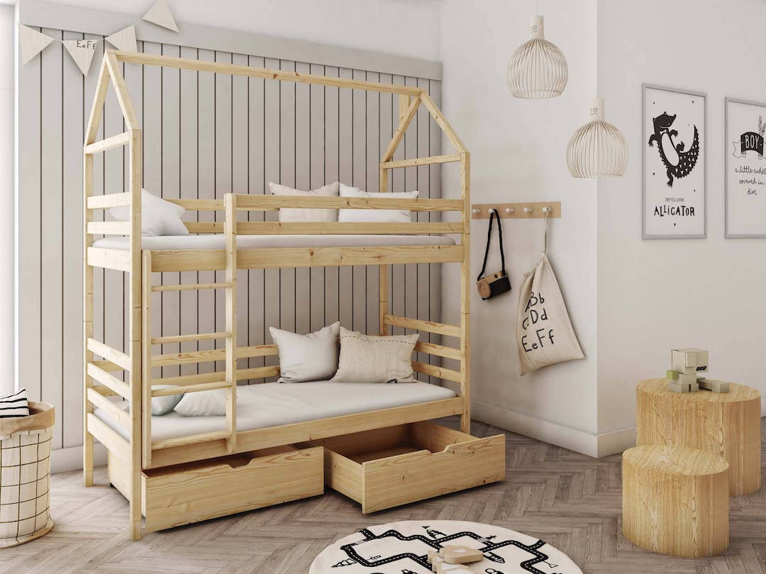 Exeter Wooden Bunk Bed Alex With Storage