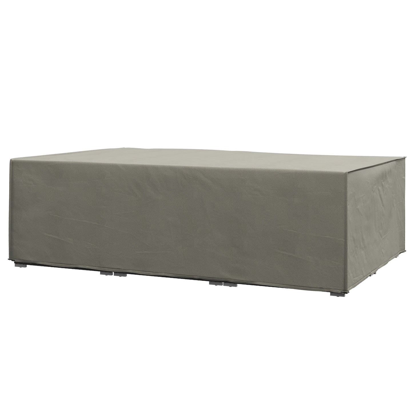 Outsunny Outdoor Garden Rectangular Furniture Cover Table Chair Sofa Shelter, Waterproof, 222 x 155 x 67 cm, Grey