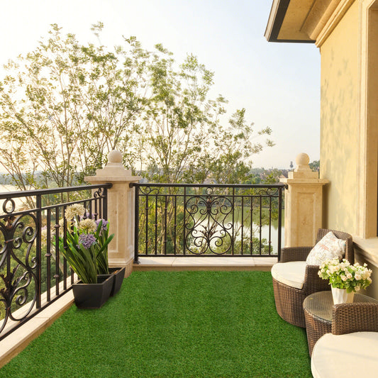 Artificial Grass Turf Dog Grass Mat Potty Training Rug with Drainage Holes-S