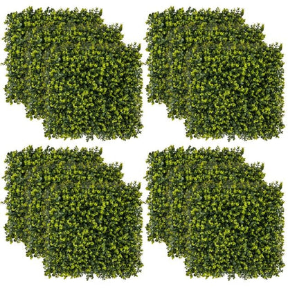 12 sztuk 50 x 50 cm Sztuczny żywopłot Panele z bukszpanu o grubości 7 cm