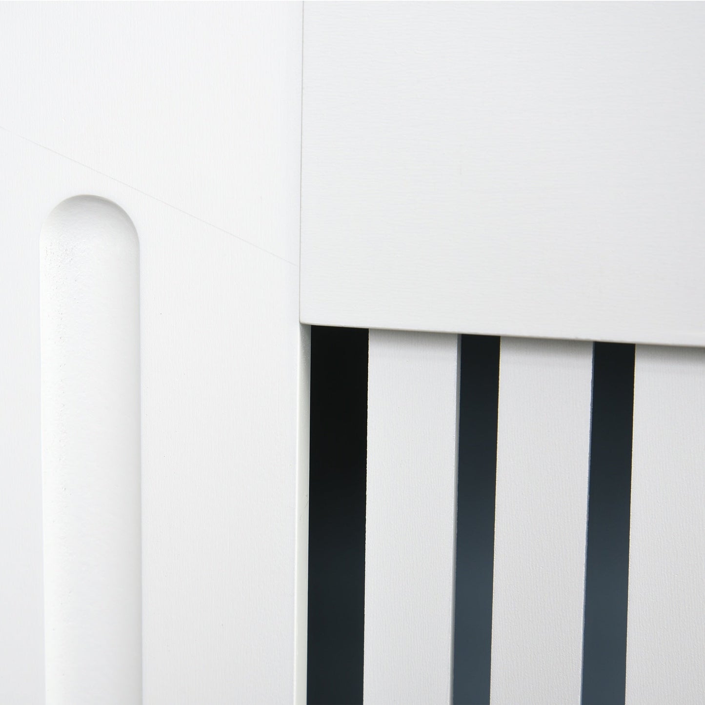 Radiator Cover W/E1 Class 12mm MDF Engineered Wood, 78W x 19D x 80.5Hcm-White