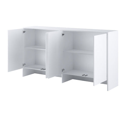 BC-06 Horizontal Wall Bed Concept 90cm With Storage Cabinet