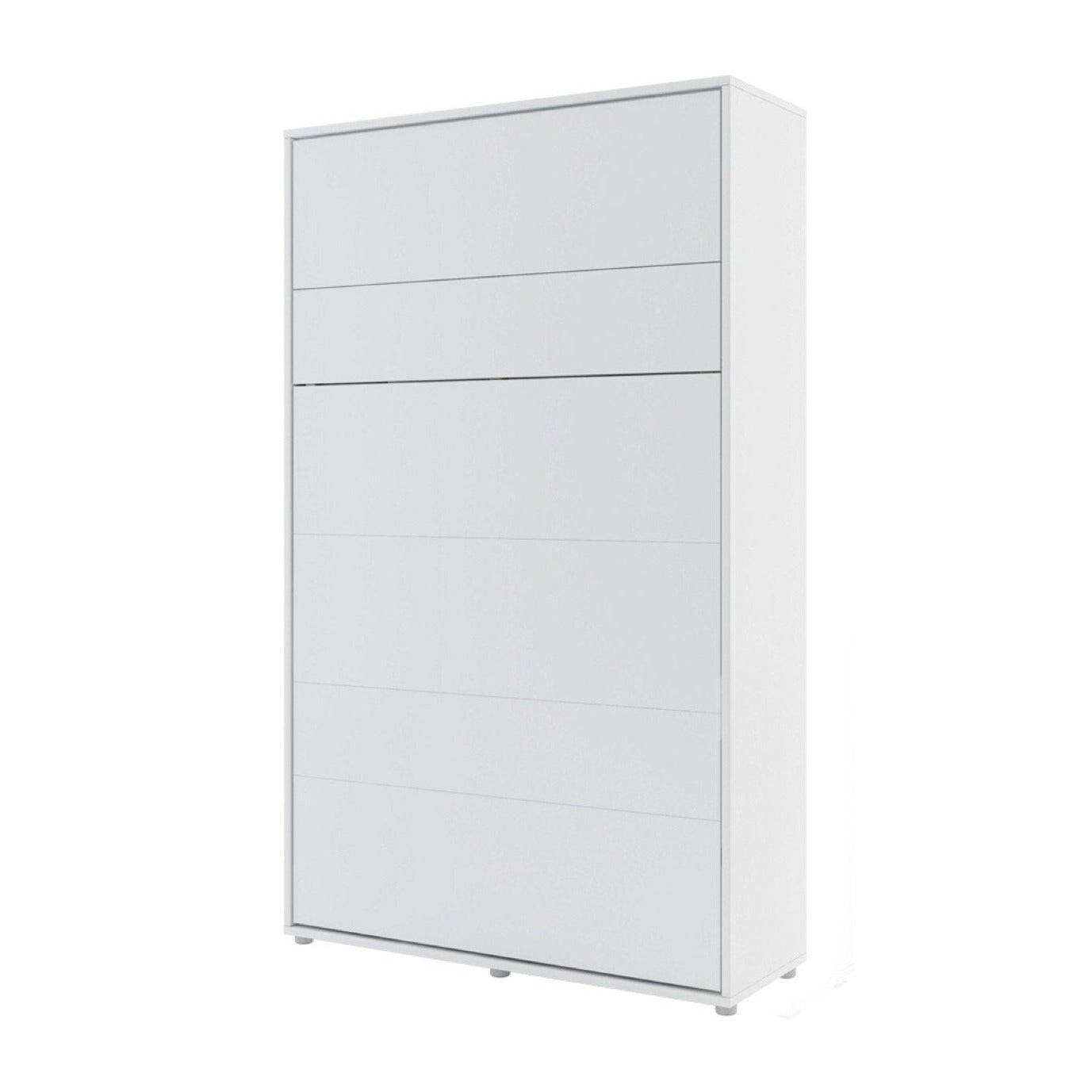 BC-02 Vertical Wall Bed Concept 120cm With Storage Cabinets and LED