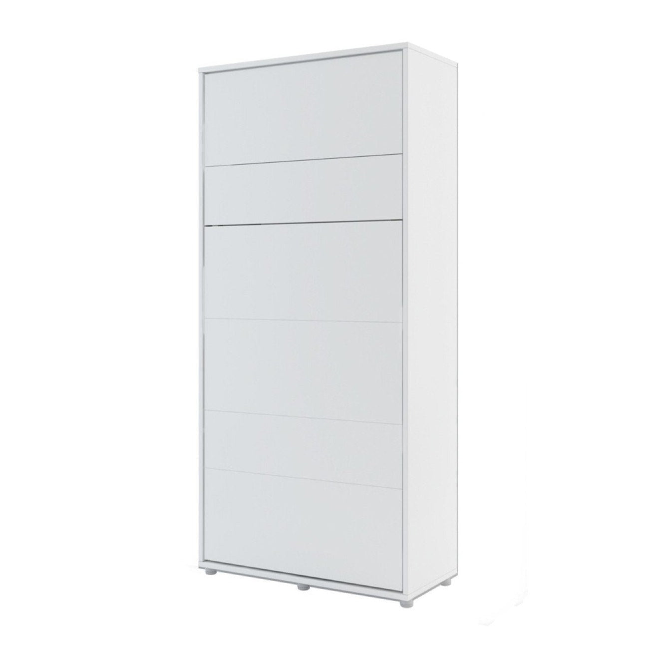 BC-03 Vertical Wall Bed Concept 90cm With Storage Cabinets and LED