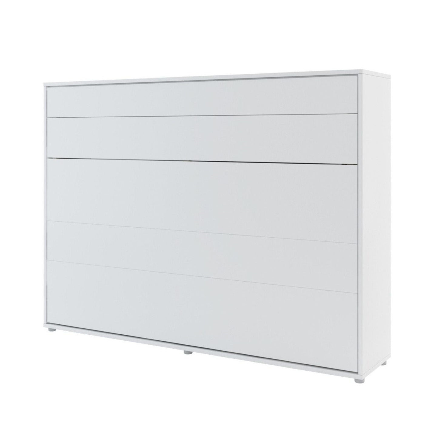 BC-04 Horizontal Wall Bed Concept 140cm With Storage Cabinet