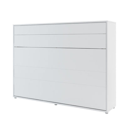 BC-04 Horizontal Wall Bed Concept 140cm With Storage Cabinet