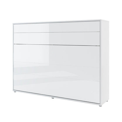 BC-04 Horizontal Wall Bed Concept 140cm With Storage Cabinet