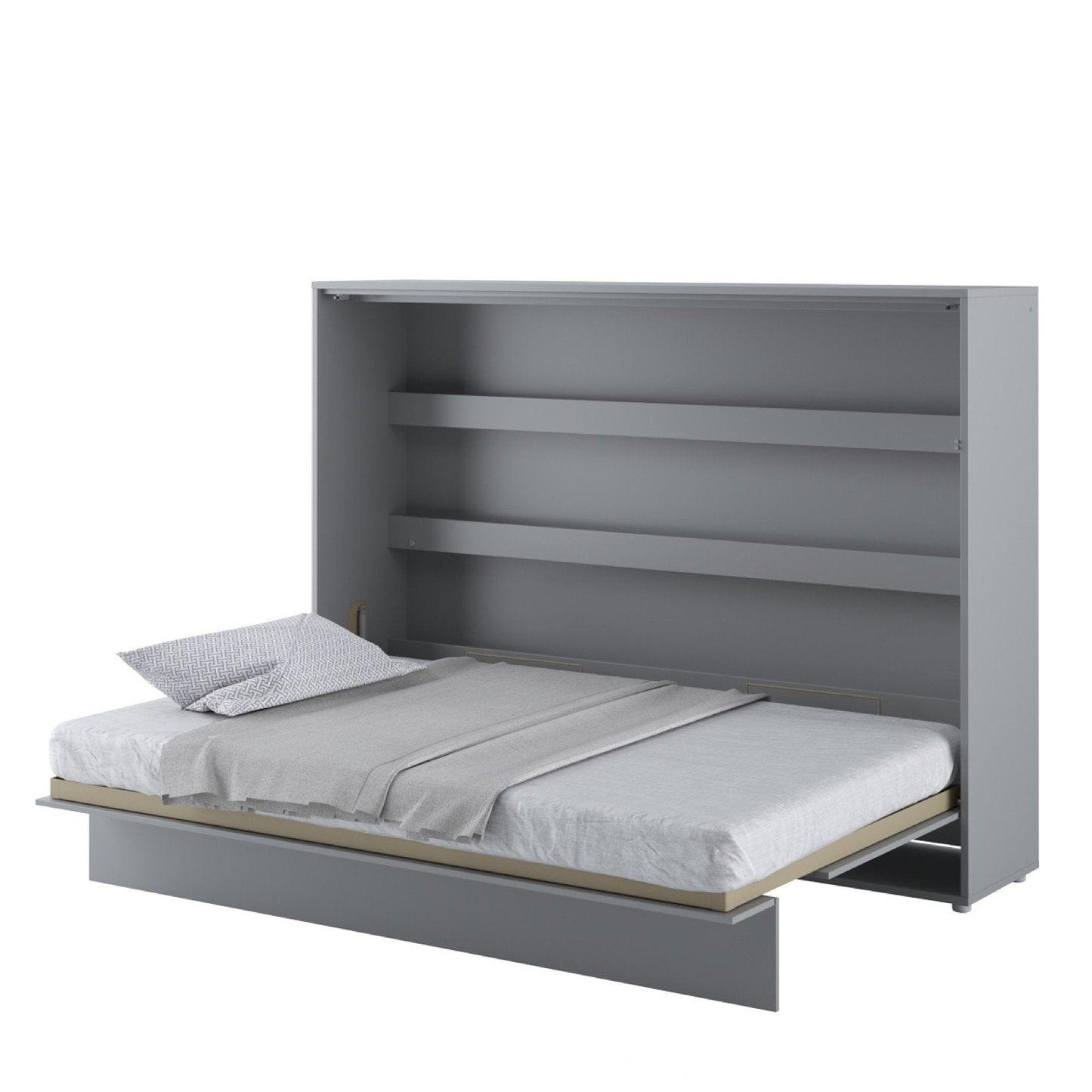 BC-04 Horizontal Wall Bed Concept 140cm With Storage Cabinet