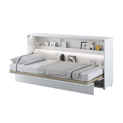 BC-06 Horizontal Wall Bed Concept 90cm With Storage Cabinet