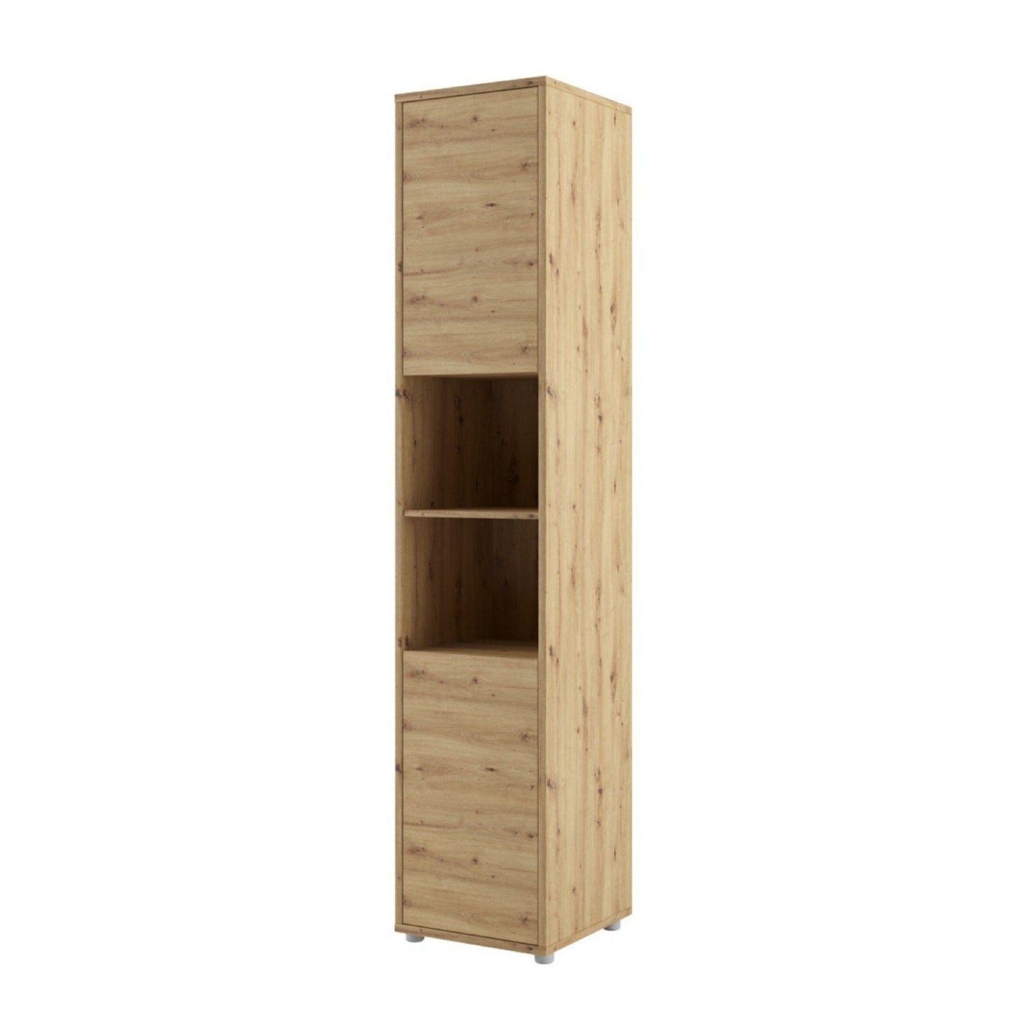 BC-03 Vertical Wall Bed Concept 90cm With Storage Cabinets and LED