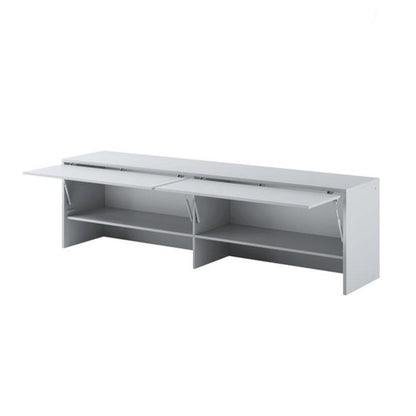 BC-04 Horizontal Wall Bed Concept 140cm With Storage Cabinet