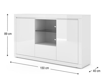 Belle Display Cabinet 150cm