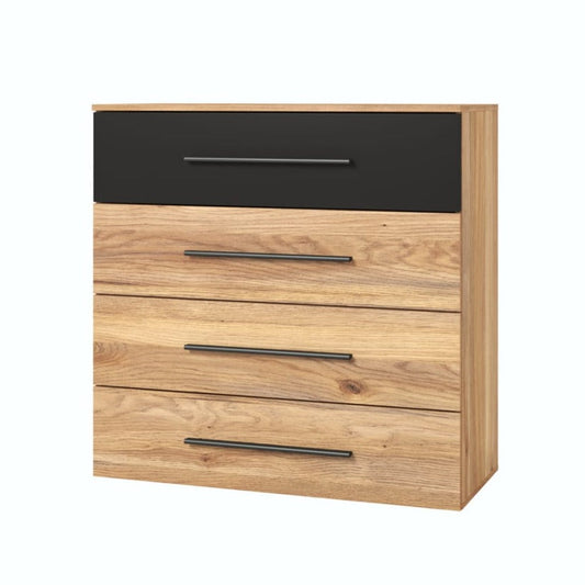 Beta Chest Of Drawers 91cm [Oak Mauvella]