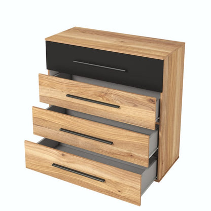 Beta Chest Of Drawers 91cm [Oak Mauvella]