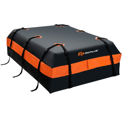 560L Rooftop Cargo Carrier Waterproof Car Roof Bag for All Vehicles-Orange