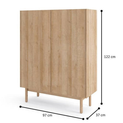 Boho Highboard Cabinet 97cm