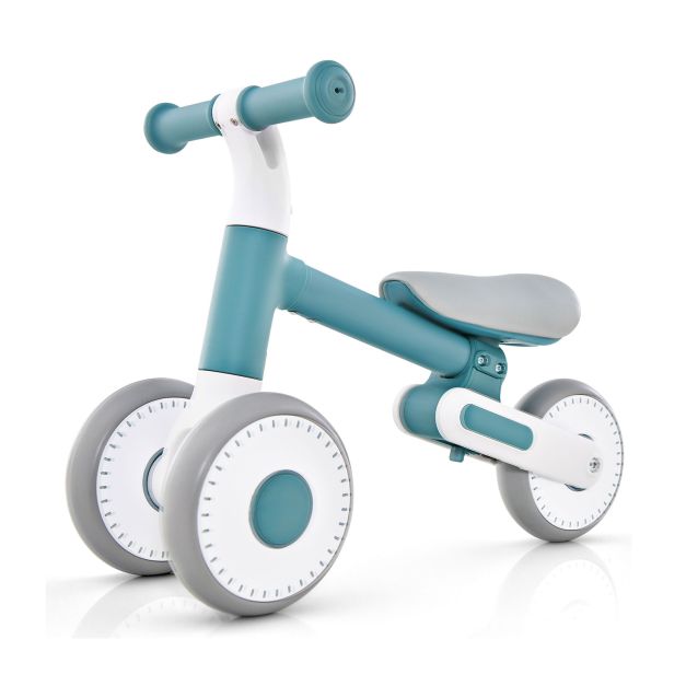 Baby Balance Bike Toddler Walker Training Bicycle with Adjustable Seat-Blue