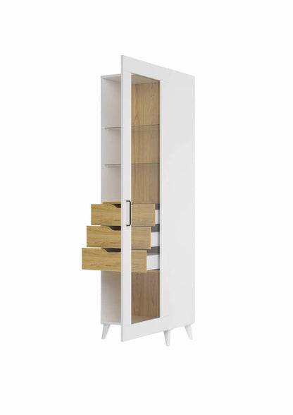 Barris 11 Tall Display Cabinet 60cm