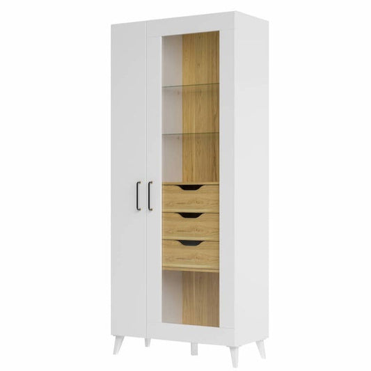 Barris 12 Tall Display Cabinet 86cm