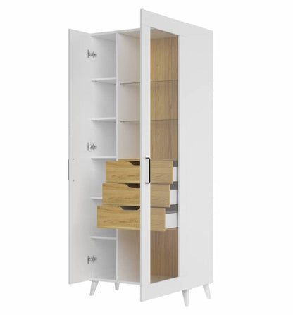 Barris 12 Tall Display Cabinet 86cm