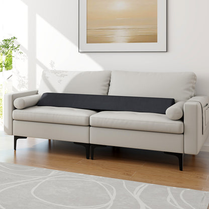 Bed Wedge Pillow  with 2 Storage Pockets-Queen Size