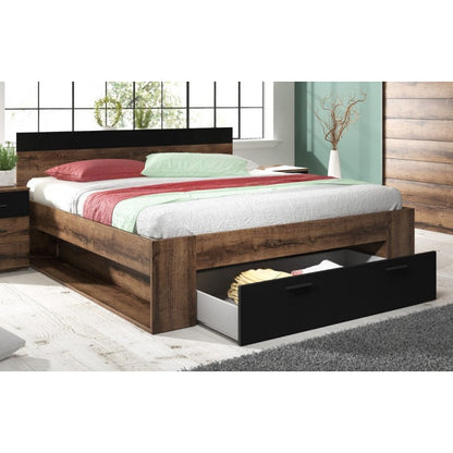 Beta Divan Bed in Oak Monastery