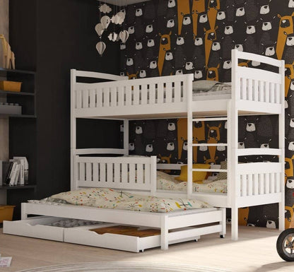 Blanka Bunk Bed with Trundle and Storage