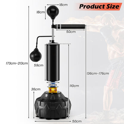 Boxing Speed Trainer Freestanding 360¬∞ Spinning Bar
