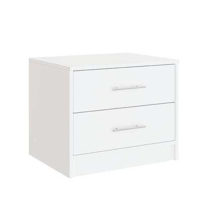 Bedside Table DUNHAM White