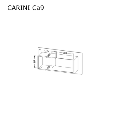 Carini CA9 Wall Shelf 100cm