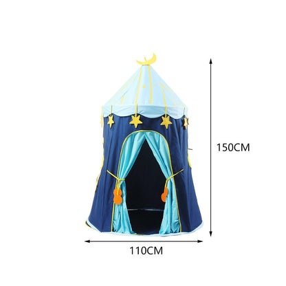 Starry Blue Mongolian Yurt Playhouse Tent