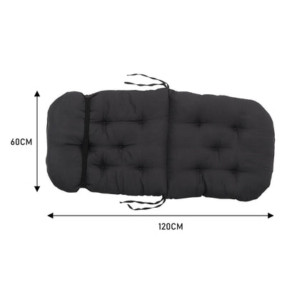 Rocking Chair Tufted Seat Pad Non-Slip Seat Cushion