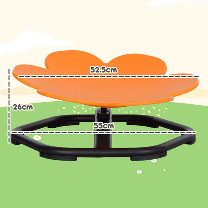 AIYAPLAY Sensory Spinning Chair for Kids, for Coordination, Balance, Orange