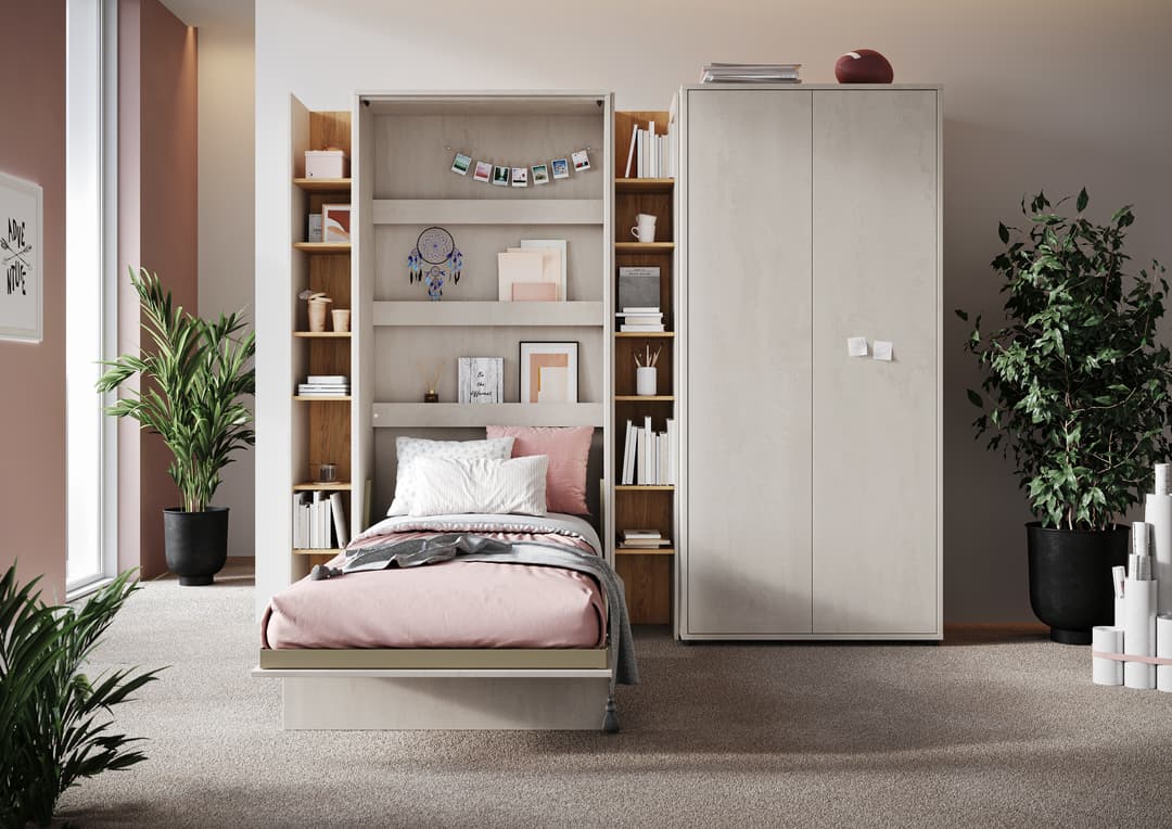 Concept Junior Vertical Wall Bed 90cm