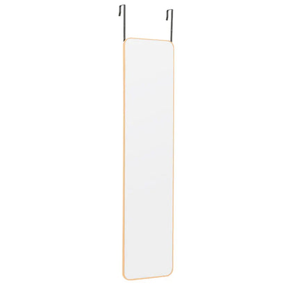 Sleek Door-Hanging Full Length Mirror with Rounded Edges