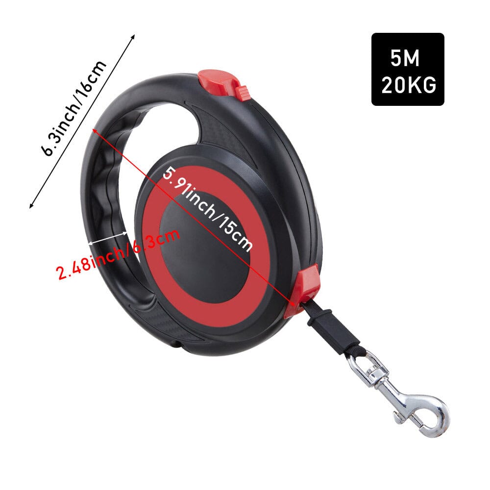 Retractable Pet Leash with 5m Flexibility