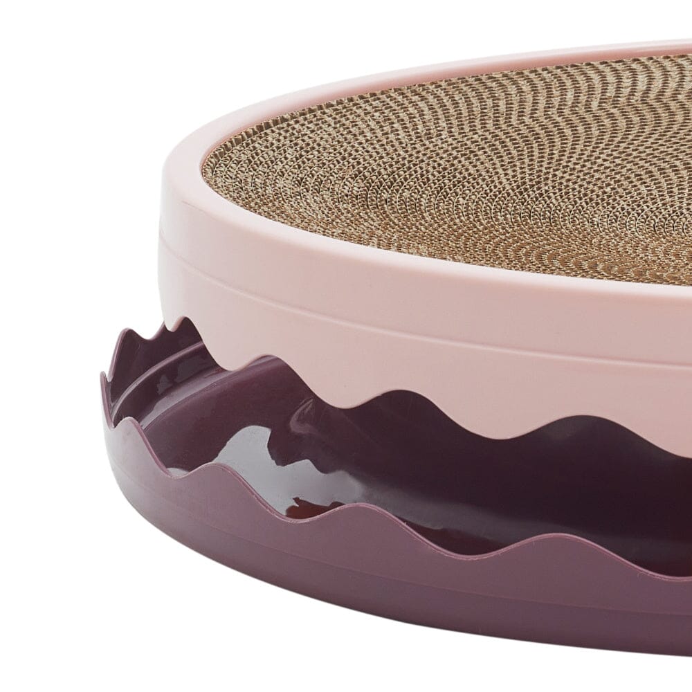 Circular Cat Scratching Board with Ball Toy
