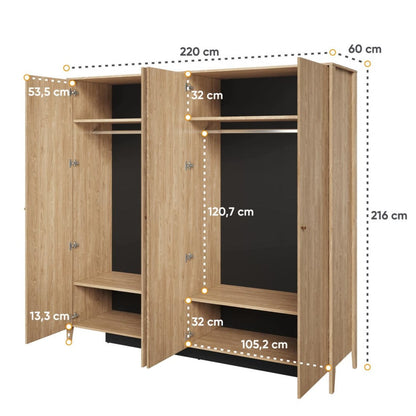 Cozy Hinged Door Wardorbe 220cm