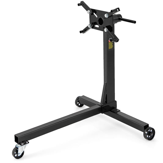 340 Kg/ 680 Kg Capacity Engine Stand with 360 Degree Rotating Head-Size 1-Black