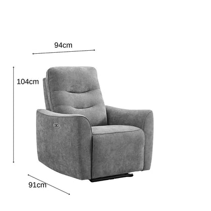 Cavendish Armchair Grey (Power Recliner)
