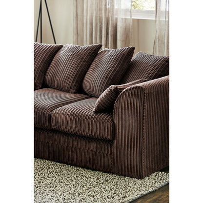 Chicago Jumbo Cord Cream Corner Sofa