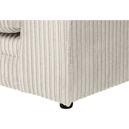 Chicago Jumbo Cord Grey Corner Sofa