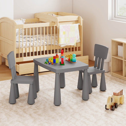 Children's Multi Activity Table and Chair Set-Grey
