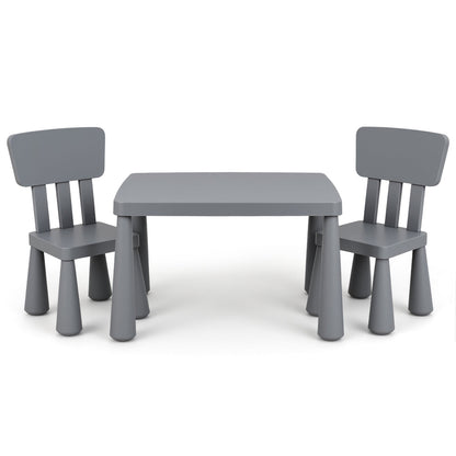 Children's Multi Activity Table and Chair Set-Grey
