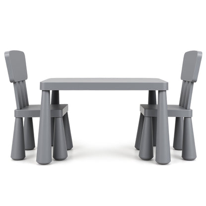 Children's Multi Activity Table and Chair Set-Grey